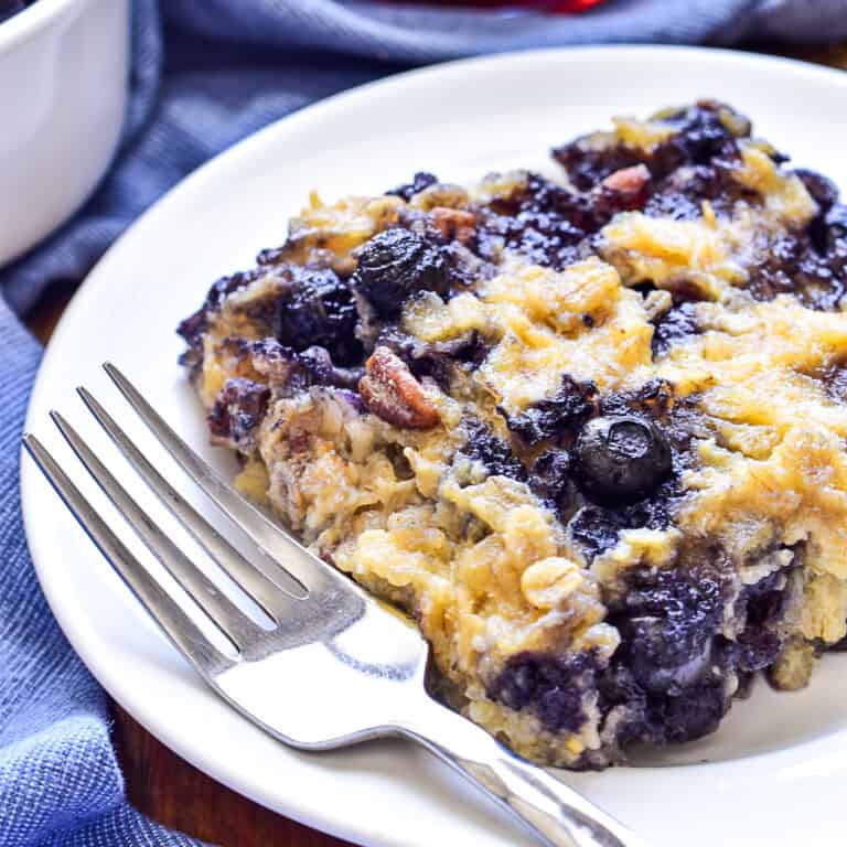 Baked Blueberry Oatmeal