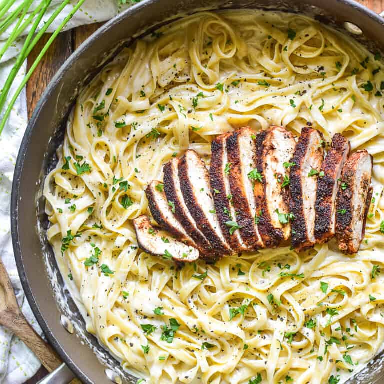 Blackened Chicken Alfredo