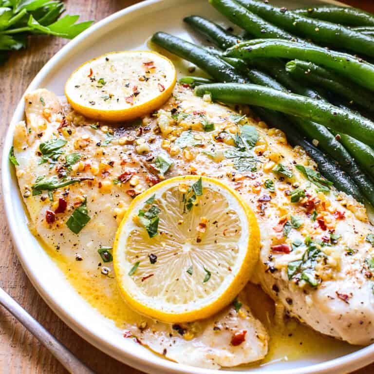 Garlic Butter Baked Tilapia