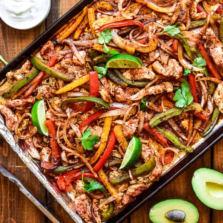 Baked Chicken Fajitas
