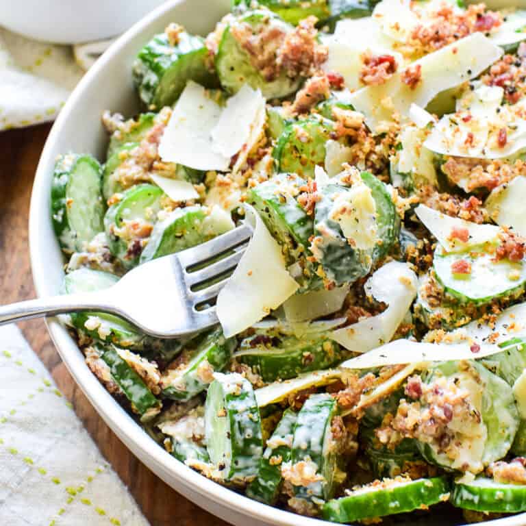Cucumber Caesar Salad