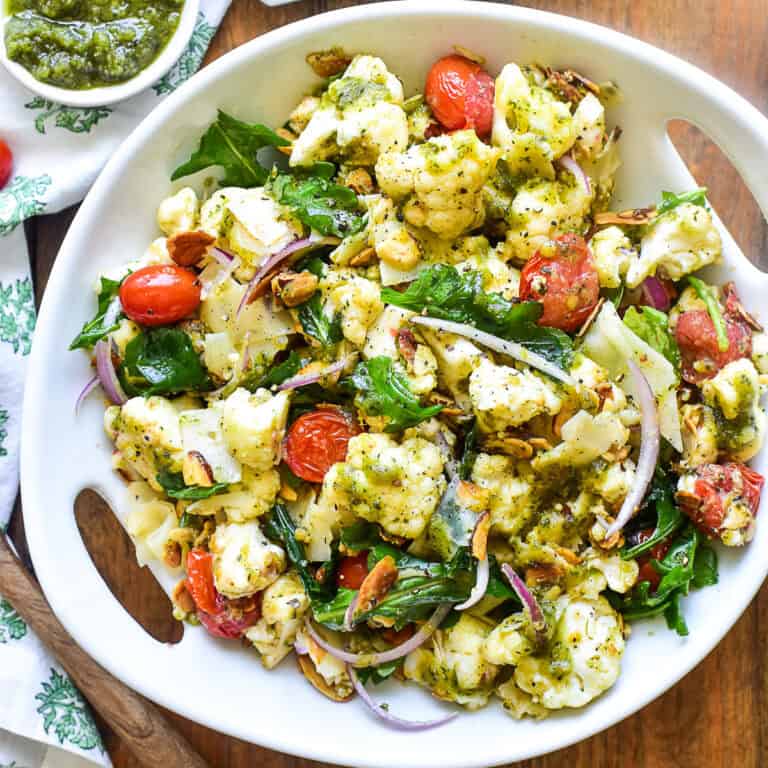 Roasted Cauliflower Salad