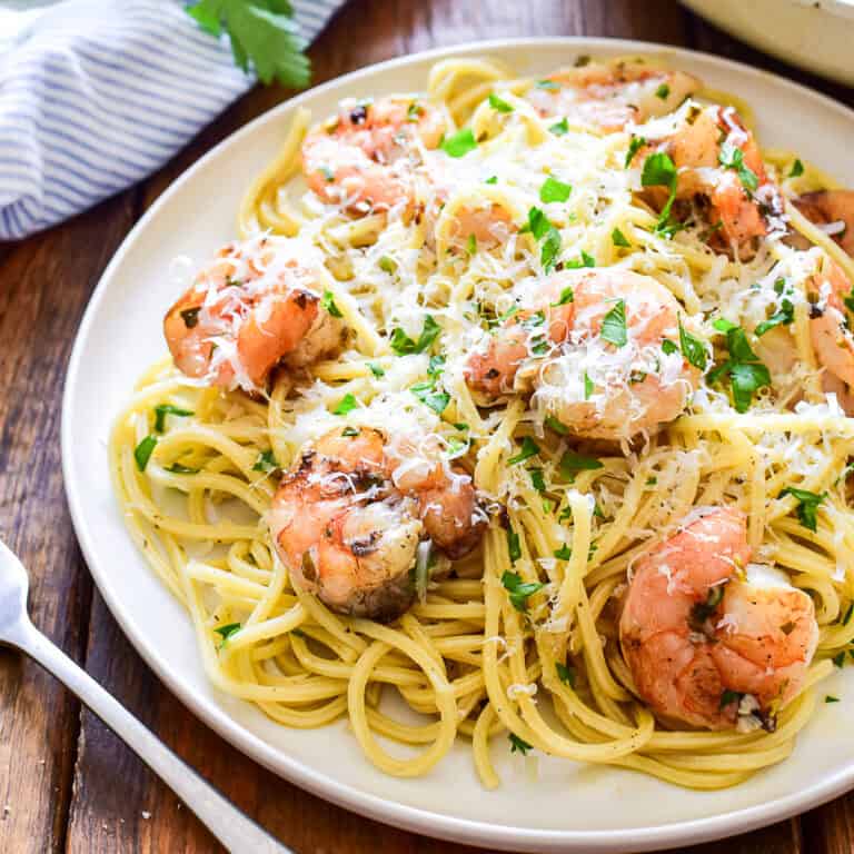 Garlic Shrimp Pasta