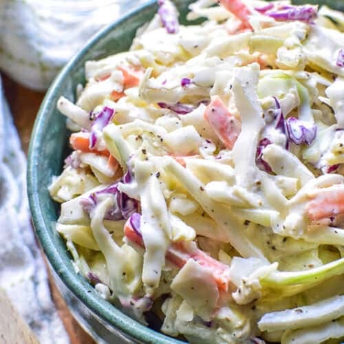 The BEST Creamy Coleslaw