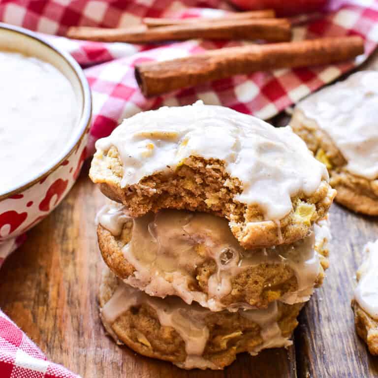Glazed Apple Cookies