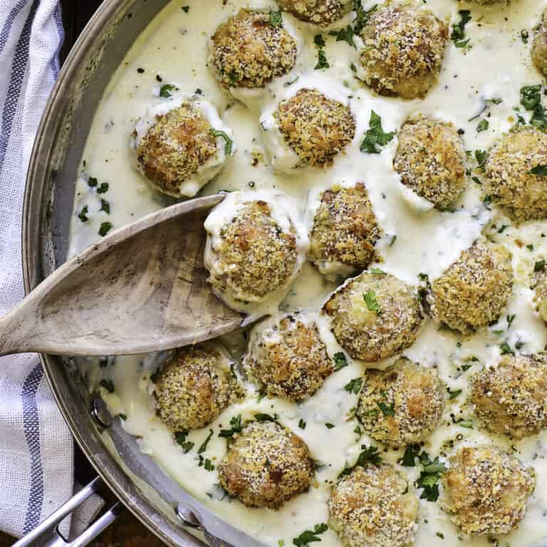 Chicken Cordon Bleu Meatballs