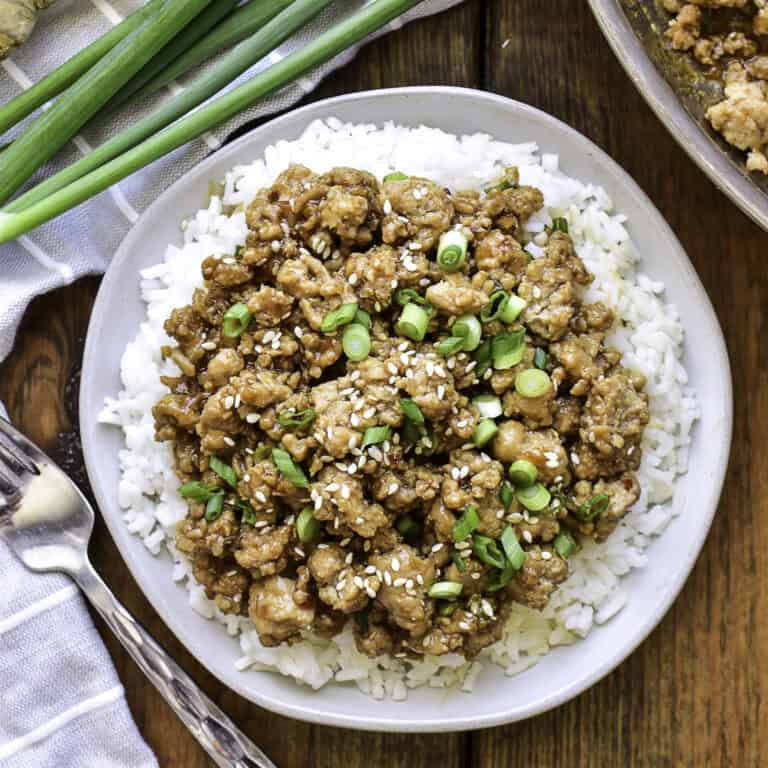 Sesame Ground Chicken