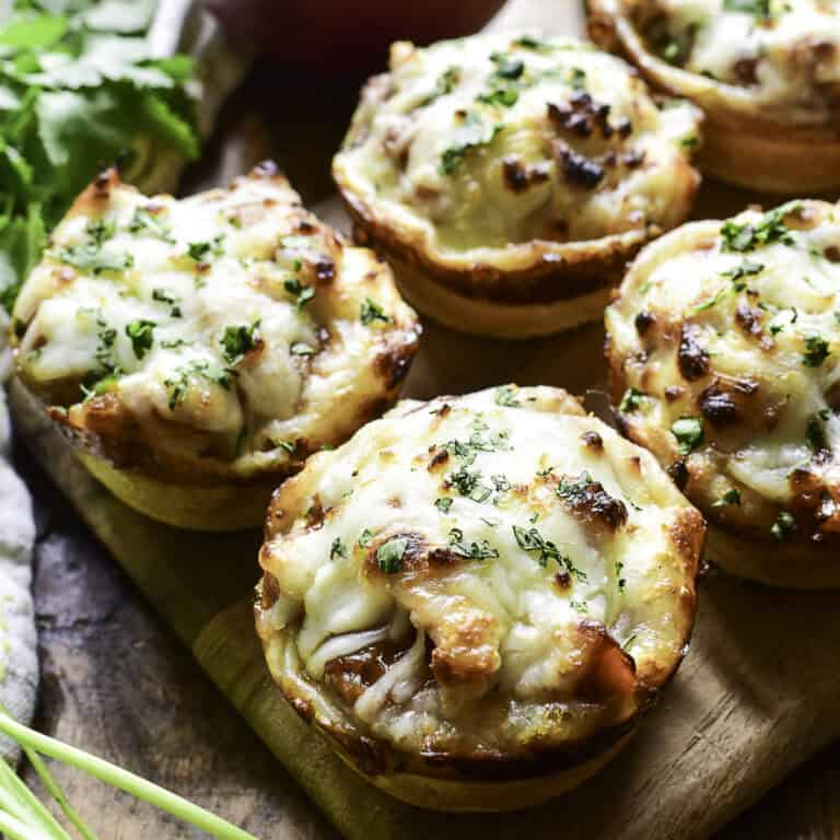 BBQ Chicken Mini Pizzas